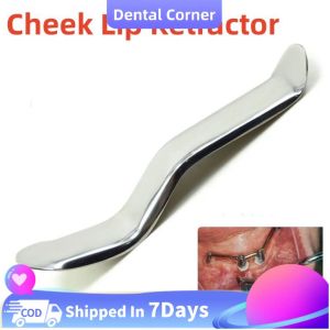【Hot Selling Ltem】Dental Cheek Retractor Tongue Depressor Stainless Steel Oral Mouth Opener Surgical Implant Lip Hook Tools Dentistry Mouths【Shipment within 24 hours】