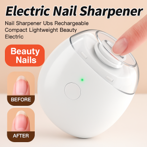 Electric Nail Clippers Rechargeable Mini Household Nail Trimming Low Noise Nail Sharpener Safe No Hurt Hands Baby Adult Nail Trimmer Care Kit