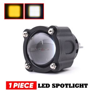 100W Mini Driving Light Work Light Bar Spot Pod Auxiliary lights Devil Eye 40000LM White Yellow 3000K 6000K Waterproof Spotlight For Motorcycle Car Headlight Bumper Accessories