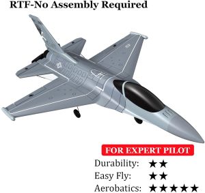 VOLANTEXRC Remote Control Plane Jet F16 Fighting Falcon 2.4G 4CH 6Axis 365mm Wingspan EPP RC Airplane Xpilot Stabilizer One Key Aerobatic For Beginners Aircraft 761-10 RTF