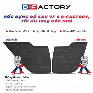 [VF6]ư Hốc đựng đồ sau cho xe Vinfast VF6 B-Factory - Lắp đặt dễ dàngDán trực tiếp bằng keo chuyên dụng 3M