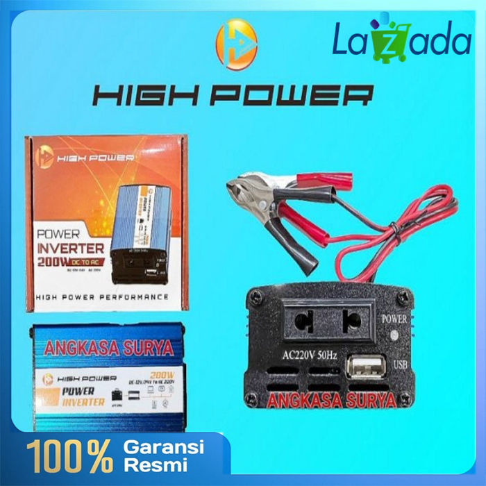 Power Inverter High Power DC to AC 200 Watt
