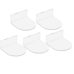 GUHEHARD 5 pcs Transparent Acrylic Figure Stand Self-Adhesive ic Floating Storage Shelf Wall Decor Wall Mounted Clear Display Holder Figurines