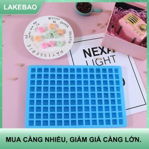 【LAKEBAO】 126 khoang vuông kẹo Khuôn Silicone khuôn cho Kẹo cứng sô cô la ganache
