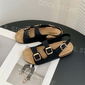Cool Store Flat Sandals For Men & Women All the Rage Casual Ankle Strap Flat Sandals (standard size)