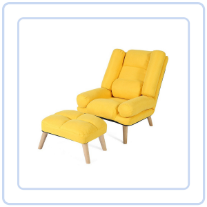 【COZYCASA】F5 Foldable Lazy Sofa Chair / Sofa Bed with Leg Rest