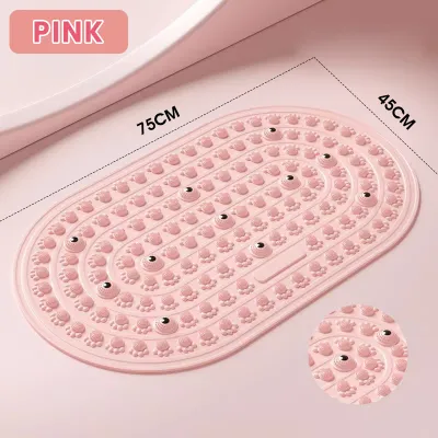 Liquid Silicone Foot Massage Mat Extra Long 75x45cm Thick Acupressure Pad Anti-Slip Fitness Equipment 液态软胶指压板