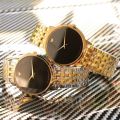 Đồng hồ MOVADO MEN BOLD Gold NAM SIÊU MỎNG 6mm CAO CẤP - Tặng 2 pin thay thế. 