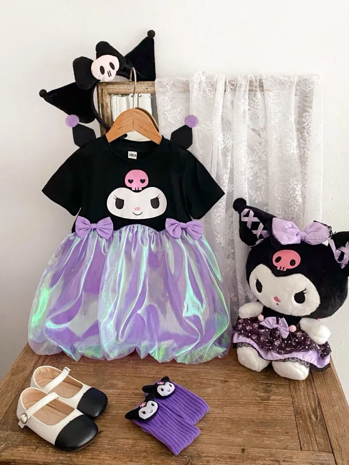 kuromi birthday dress Sanrio Kuromi Costume from Hello Kitty for Kids – Wanna Party main image 1