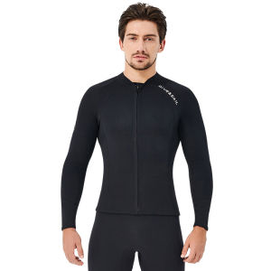 2MM Mens Diving Suit Two-Piece Long Sleeve Thickened Wetsuit Womens Cold-Proof Thermal Winter Swimming Snorkeling Surfing Wet Suit