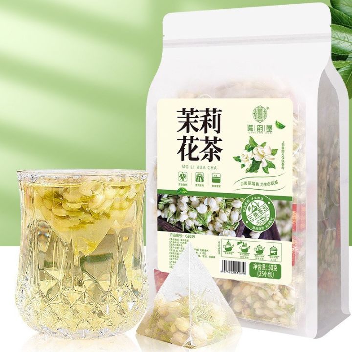 谯韵堂茉莉花茶(代用茶) QIAOYUNTANG Jasmine Flower Tea 50g/25bag | Lazada