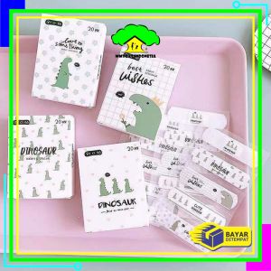 MI-C795 Sticker Penutup Luka Waterproof / Stiker Perekat Luka Estetik Karakter Kartun Lucu Motif
