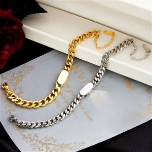 Titanium steel fashion bracelethip-hop fashionminimalist personalitystudent cool style accessories