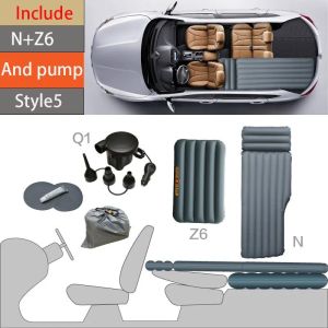 Universal Inflatable Car Mattress New Style Best Travel Sleeping Bed Camping Air Mattress Folding Suv Truck Sedan Sleep Rest Pad