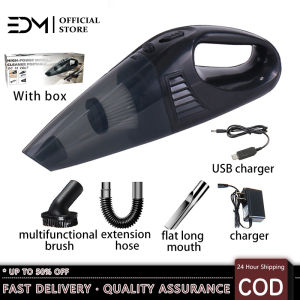 Car Vacuum Cleaner Heavy Duty High Power Rechargeable Wireless Portable Handheld Cordless Car Vacuum Cleaner Easy to Use Quick Charge Wet Dry Household 12W for Car Pet