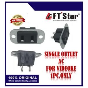 FT STAR 1 gang AC Outlet chassis type single AC outlet panel Mount