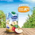 Buavita Jus Buah Asli Apel 500Ml  - Isi 2. 