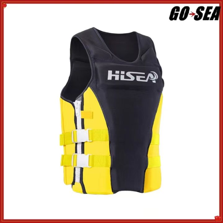 GO-SEA Men's Profession Fishing Life Vest Kids Life Jacket Adult Swim  Buoyancy Life Vest Floating Clothing