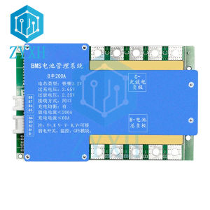 LiFePo4แบตเตอรี่3.2V-3.6V BMS 8S 24V 25.6V 28.8V 150A 100A 200A เหล็กลิเทียมฟอสเฟตบาลานเซอร์แบตเตอร์รี่แผ่นป้องกันควบคุมอุณหภูมิพอร์ตทั่วไปชาร์จเกินแรงดันเกินป้องกัน Short Circui สำหรับจักรยานรถบ้านจักรยานสามล้อไฟฟ้าจักรยานไฟฟ้า