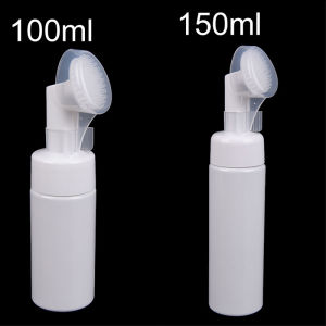 150Ml Cleansing Foam Bottle Travel Portable Mousse Foaming Bottle Plastic Transparent Bottle