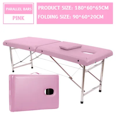 【New In Stock】Massage Bed Tattoo Bed Massage Table Massage Bed with Hole Massage Table Foldable Massage Bed Heavy Duty Massage Bed Foldable Sale Massage Table for Whole Body Spa Bed Ultra Wide 60CM