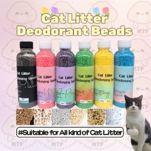 Cat Litter Deodorant Beads猫砂除臭减少臭味清香珠Activated Charcoal Cat Toilet Deodorizer Penghilang Bau Pasir Kucing 猫砂除臭珠
