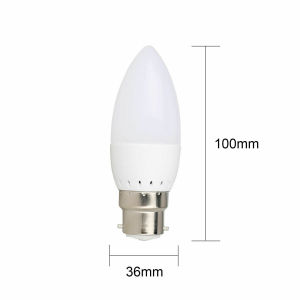 20Pcs 3W LED Chandelier Bulbs 220V E27 E14 E12 B22 B15 Candelabra Light Bulb Warm White Natural Cool White Non Dimmable High Brightness Ceiling Lamp Accessories