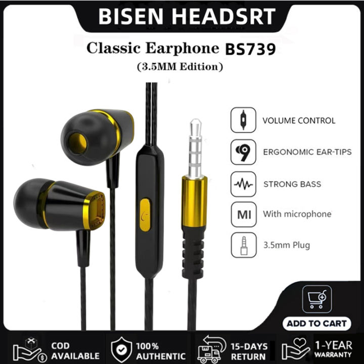 Xiaomi Earphone Type C Wired In-ear Headset for Xiaomi Redmi 9A