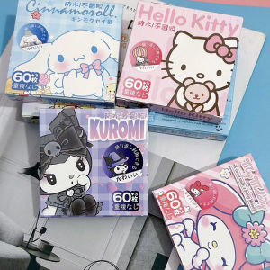 60 Chiếc Hello Kitty Kuromi Cinnamoroll Pochacco Sanrio Dán Cho Trẻ Em Bé Gái DIY Laptop Điện Thoại Nhật Ký Hoạt Hình Dễ Thương Sanrio Miếng Dán