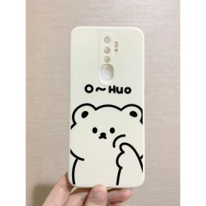 iPhon Case Couple Timbul Cute Bear & Bunny Case TPU iPhon XR X XS XS MAX 11