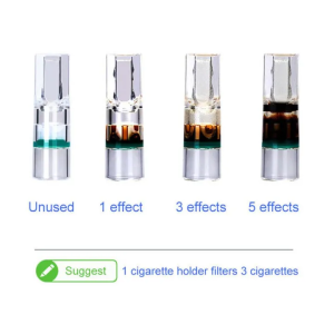 100Pcs Disposable Anti-Smo-king Filter Quit Addiction Filters 100% Safe & Health Tar Filter