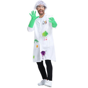 Trang phục Halloween   Nhà khoa học nguồn cung nhà nghiên cứu động vật cosplay Trang phục kịch Người máy quái dị