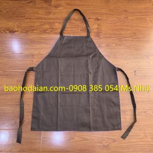 Tạp dề vải 2 lớp dày dặn tiện dụng- Hình thật