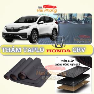 Thảm taplo Honda CRV 2013 - 2022 dập vân Cacbon cao cấp chống nóng ô tô hiệu quả