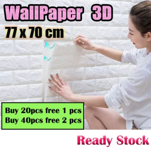 3D Brick Stone Wallpaper Waterproof Self Adhesive Wallpaper/Wallpaper Sticker PE Foam 77 70/Wallpaper 3D dinding