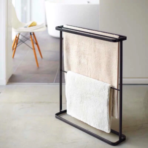 [SG Local Stock]Bathroom Towel Rack Stand Towel Hanger Organizer Storage Rack Shelf Toilet Rack Balcony Clothe Hanger