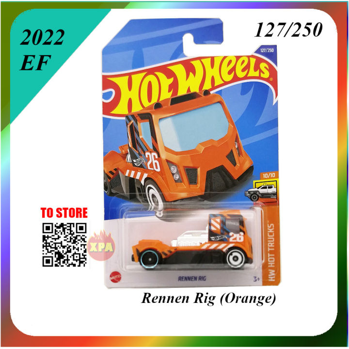 TOW Hot Wheels Rennen Rig (Orange No.26 ) 2022 HW Hot Trucks