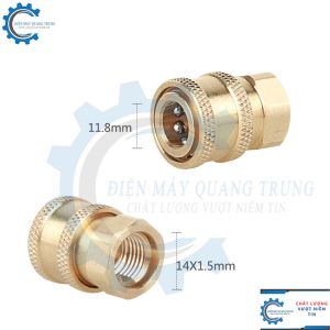 bộ khớp nối nhanh ren 14mm cho máy rửa xe -BKN14mm
