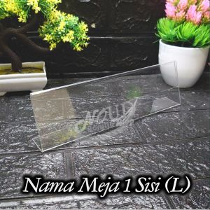 Nama Meja Akrilik - name desk 7x25