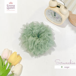 EmmaQueen - Scrunchie Tulle Hijab Ikat Rambut Wanita Dewasa Tulle