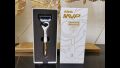 Gillette MVP Limited Edition MVP Set  ( 1 X  Premium Metal Handle + 5 X refill blades + 1x Golden Magnetic Stand ). 