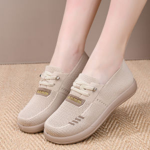 Free Shipping Spring New Breathable Soft-Soled Lightweight WomenS Slip-On Casual Shoes Comfortable And Easy To Wear Perfect For Everyday Wear And Walking