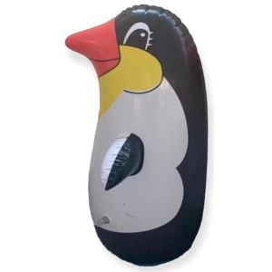 KMKMENG 36Cm Inflatable Penguin Bath Toys Beach Swimming Pool Kids Toys Outdoor Inflatable Toys for Children Party Decorations