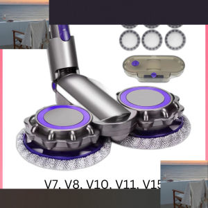 Electric Mop Head Attachment for Dyson Vacuum Cleaner V7 V8 V10 V11 Models with Water Container