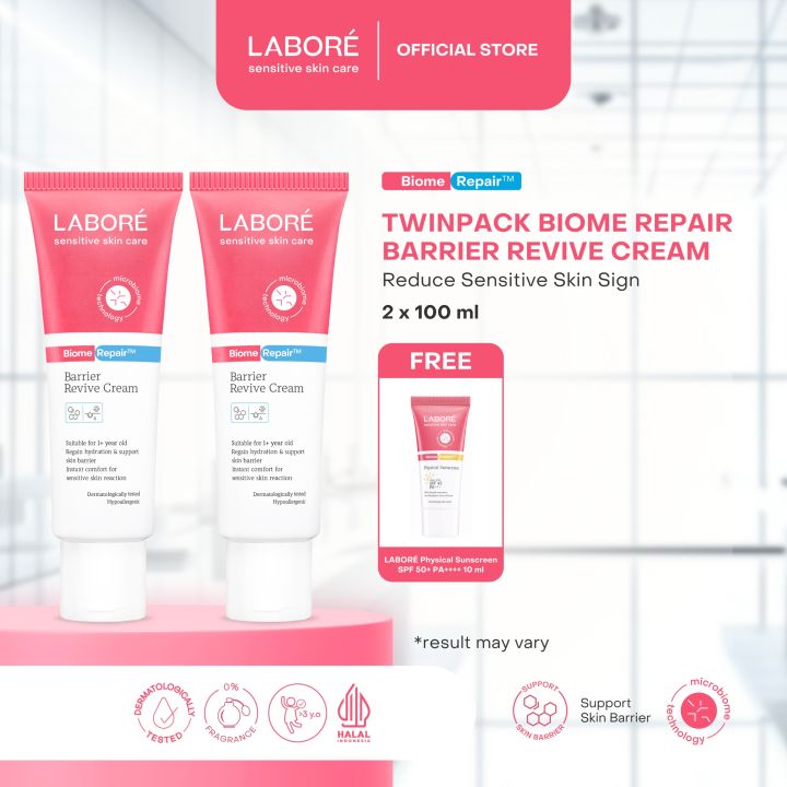 [TWINPACK] Labore BiomeRepair Barrier Revive Cream 100ml Get FREE ...