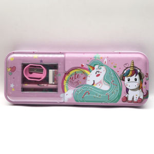 Harga Grosir - Kotak Pensil Sanrio Bening 2 Tingkat / Kotak Pensil Sanrio / Kotak Pensil Magnet