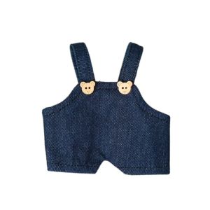 KENAIDOO Đầy màu sắc Quần áo búp bê cotton 20cm Trang phục tự làm Nhung kẻ Quần áo cho chó Wallace gromit 23cm Hợp thời trang Quần yếm jean