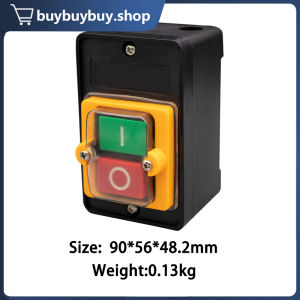 AC 220V/380V 10A KAO-10KH Waterproof On/Off Switch Control Pushbutton Switches Push Button With Base