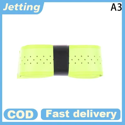 Jetting Multi-color Pickleball Badminton Tennis Racket Overgrips Breathable Non-Slip PU Grip Tape Sweat Shock Absorption Stitching Grips