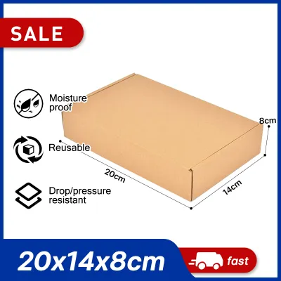 JMStyle T-Mailer Box Carton corrugated packaging Brown Kraft thickened extra hard Shipping Gift Box factory outlet